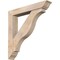 Ekena Millwork Funston Traditional Smooth Bracket w/ Offset Brace, Douglas Fir, 7 1/2"W x 46"D x 46"H BKT0806X46X46FST01SDF - alternate 1